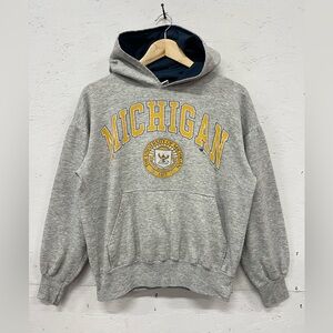 Vintage 1992 University of Michigan Pullover Hoodie, Fits S